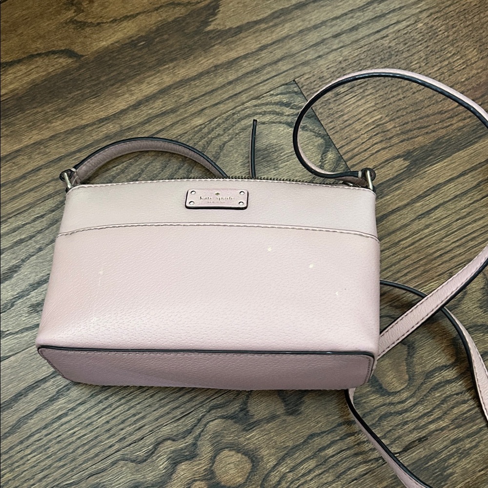 kate spade Blush Pink Pebbled Leather Crossbody